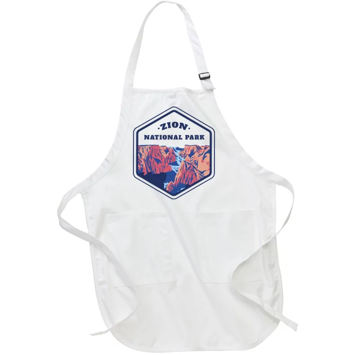 Zion National Park Full-Length Apron With Pocket