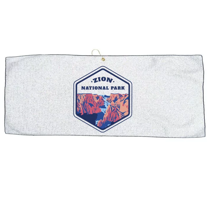 Zion National Park Large Microfiber Waffle Golf Towel