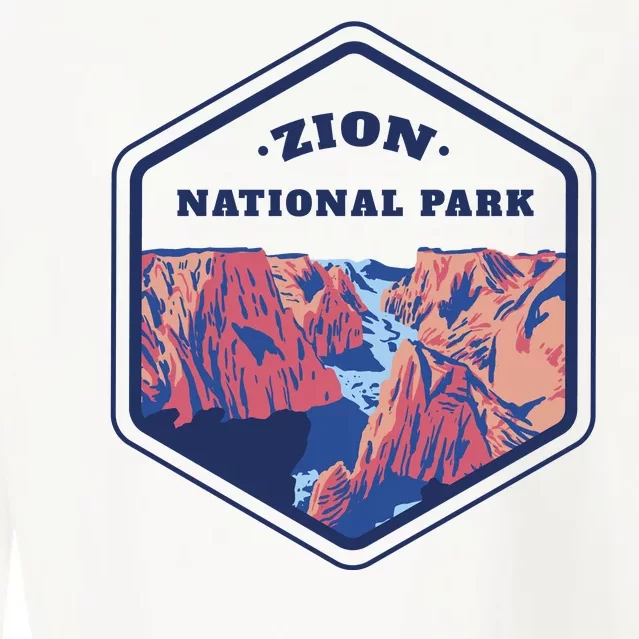 Zion National Park Cropped Pullover Crew