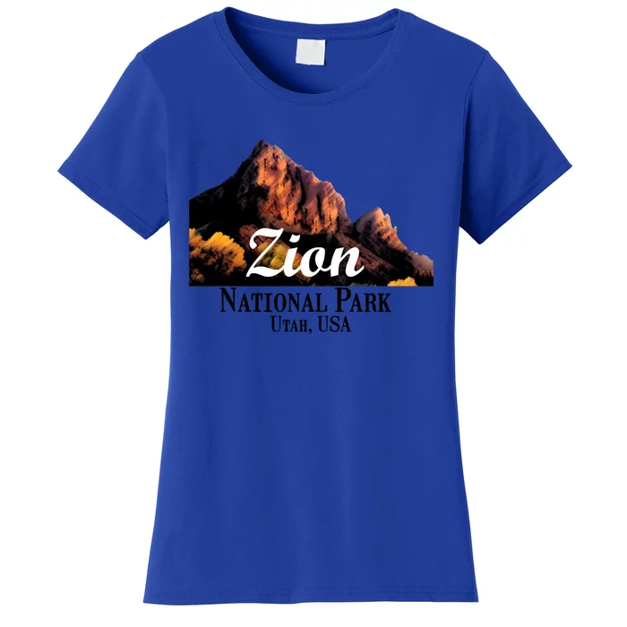 Zion National Park Travel Utah Usa Earth Explorer Gift Women's T-Shirt