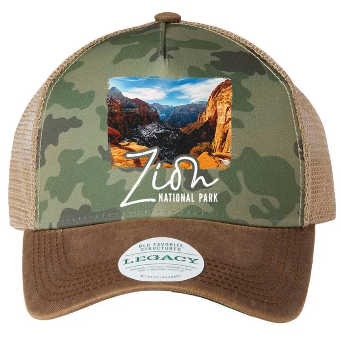 Zion National Park Utah Tourist Zion Park Legacy Tie Dye Trucker Hat