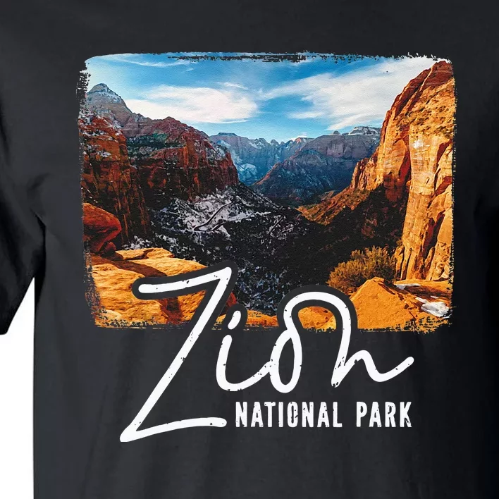 Zion National Park Utah Tourist Zion Park Tall T-Shirt