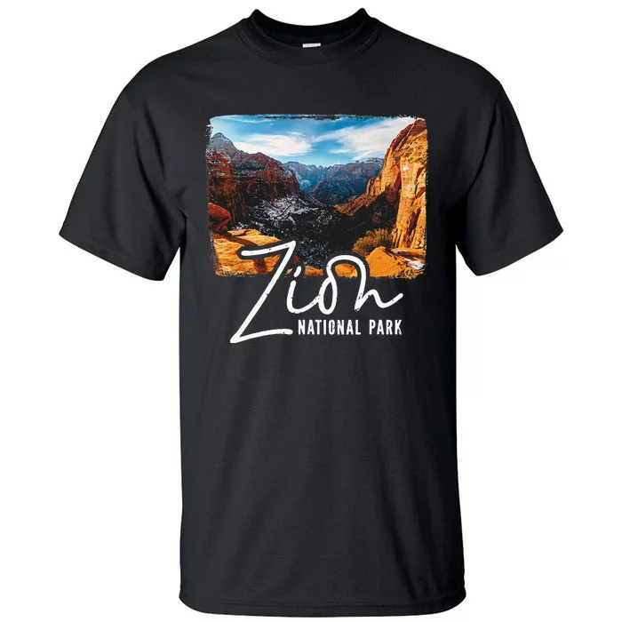 Zion National Park Utah Tourist Zion Park Tall T-Shirt