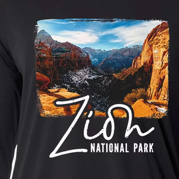 Zion National Park Utah Tourist Zion Park Cooling Performance Long Sleeve Crew