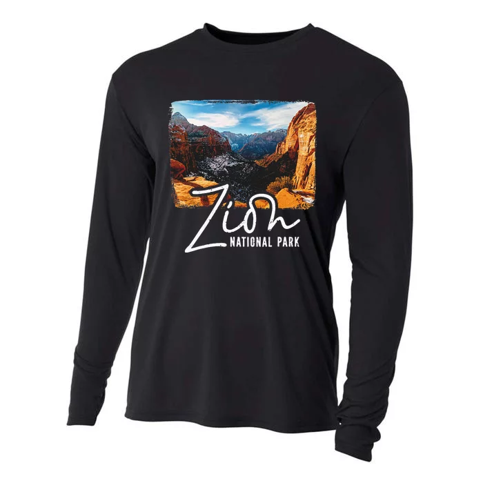 Zion National Park Utah Tourist Zion Park Cooling Performance Long Sleeve Crew