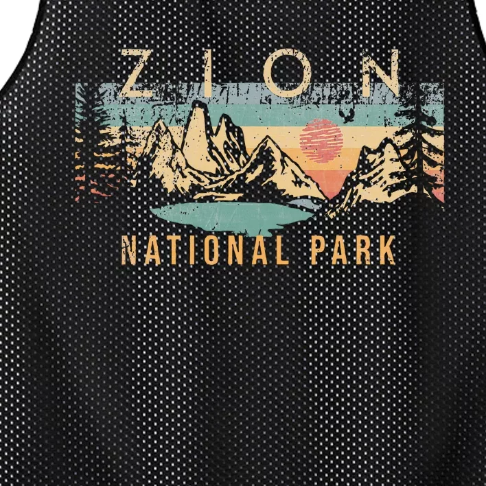 Zion National Park Mesh Reversible Basketball Jersey Tank