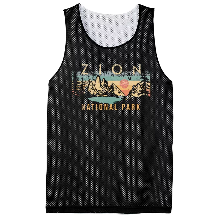 Zion National Park Mesh Reversible Basketball Jersey Tank