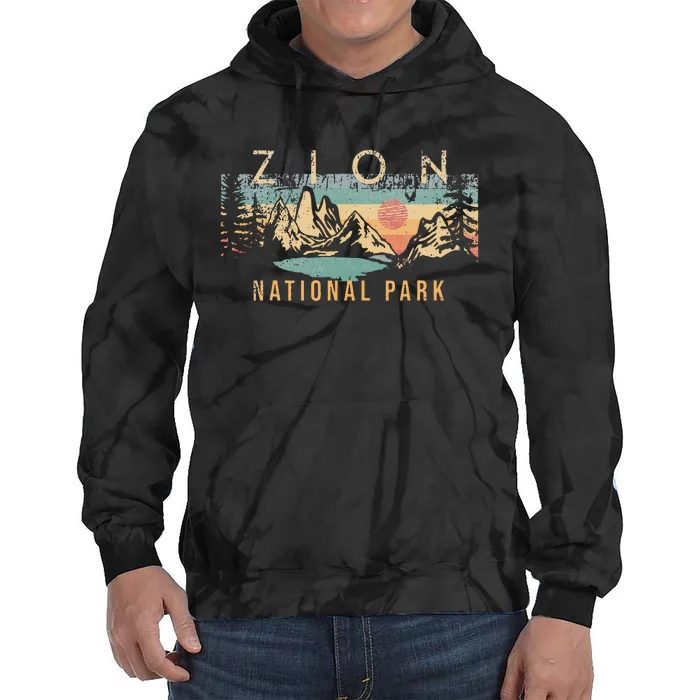 Zion National Park Tie Dye Hoodie