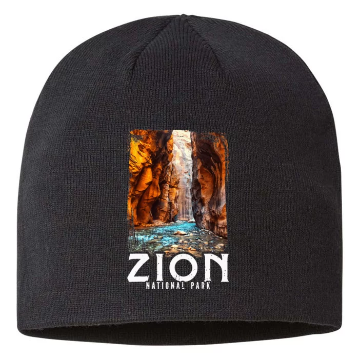 Zion National Park Zion National Park Utah Tourist 8 1/2in Sustainable Knit Beanie