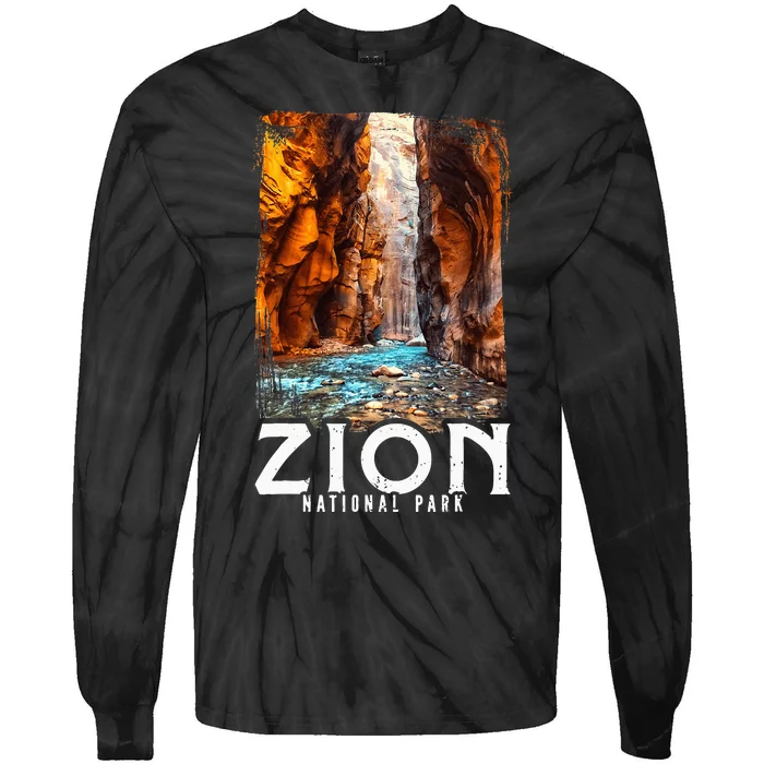 Zion National Park Zion National Park Utah Tourist Tie-Dye Long Sleeve Shirt