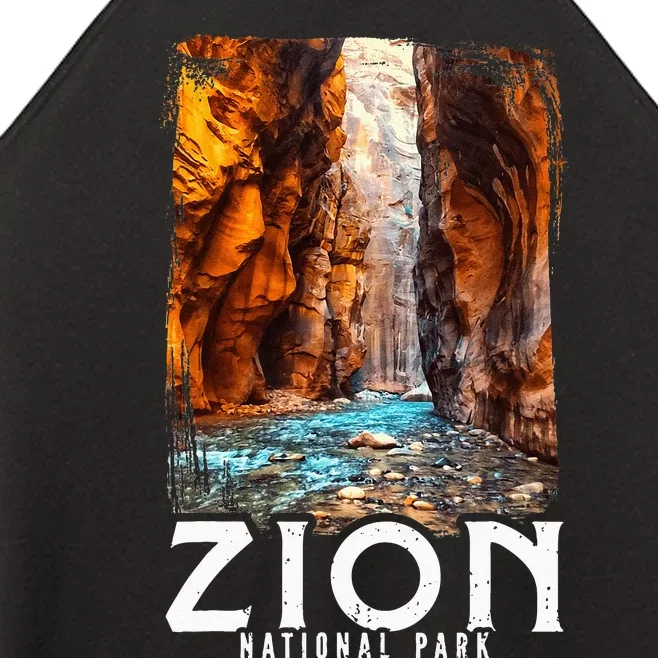 Zion National Park Zion National Park Utah Tourist Women’s Perfect Tri Rocker Tank