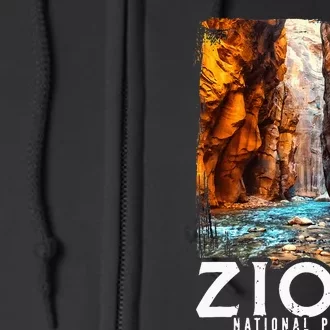 Zion National Park Zion National Park Utah Tourist Full Zip Hoodie