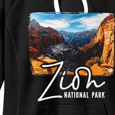 Zion National Park Utah Tourist Zion Park Women's Fleece Hoodie