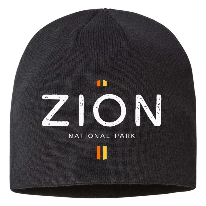 Zion National Park Utah Retro Vintage 8 1/2in Sustainable Knit Beanie