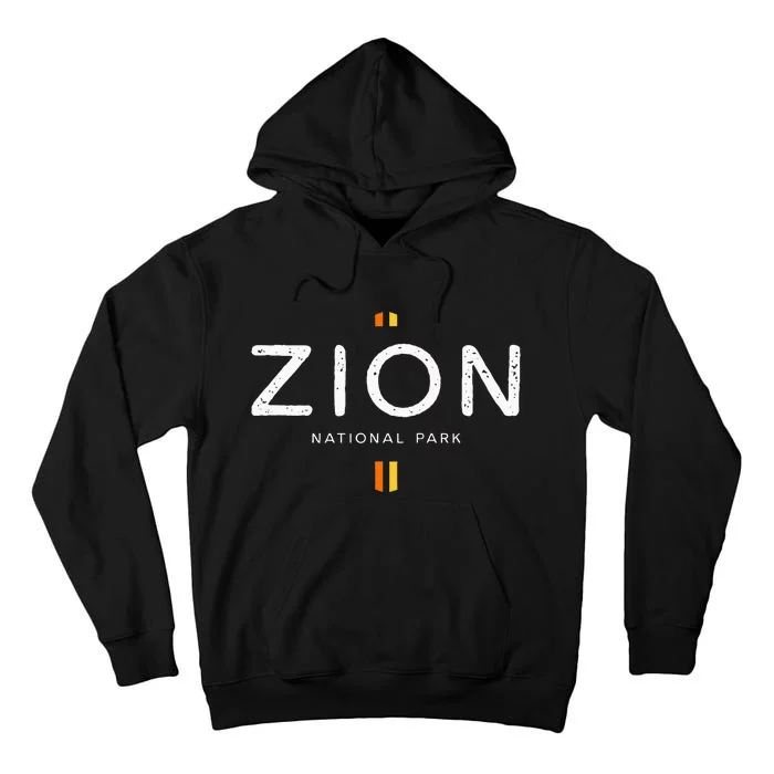 Zion National Park Utah Retro Vintage Tall Hoodie