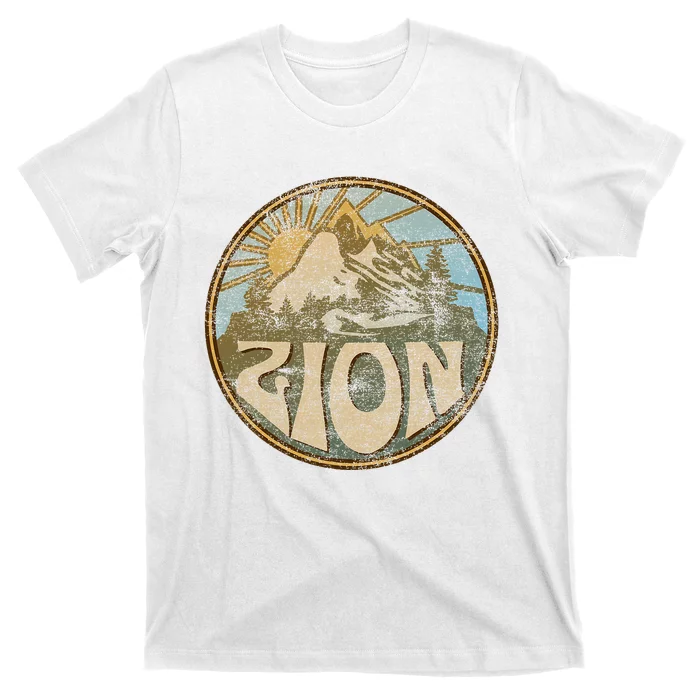 Zion National Park Utah Nature Mountains Hiking Outdoors T-Shirt