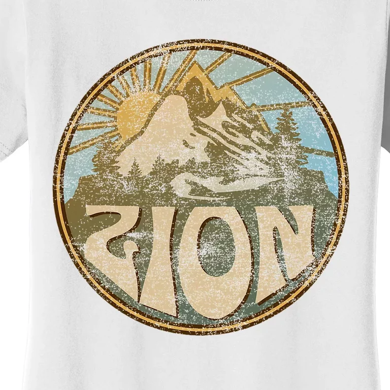 Zion National Park Utah Nature Mountains Hiking Outdoors Women's T-Shirt