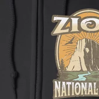 Zion National Park Full Zip Hoodie