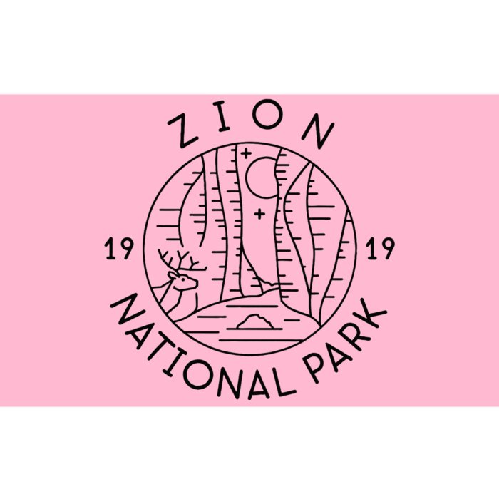 Zion National Park 1919 Utah Bumper Sticker