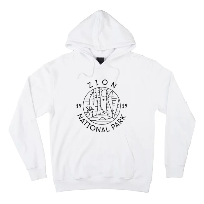 Zion National Park 1919 Utah Hoodie