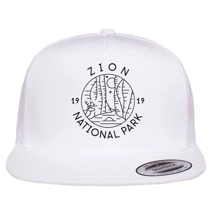 Zion National Park 1919 Utah Flat Bill Trucker Hat