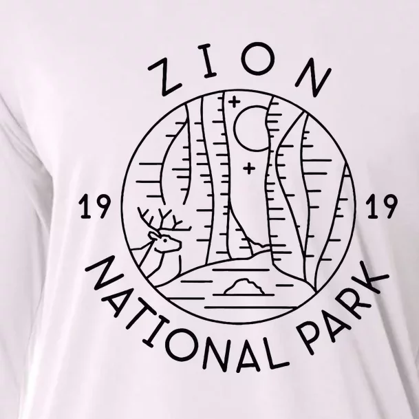 Zion National Park 1919 Utah Cooling Performance Long Sleeve Crew