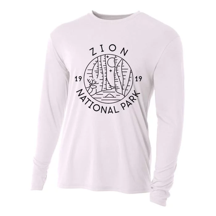 Zion National Park 1919 Utah Cooling Performance Long Sleeve Crew