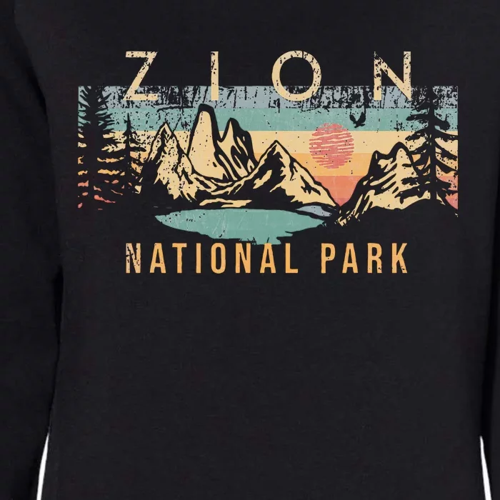 Zion National Park Womens California Wash Sweatshirt