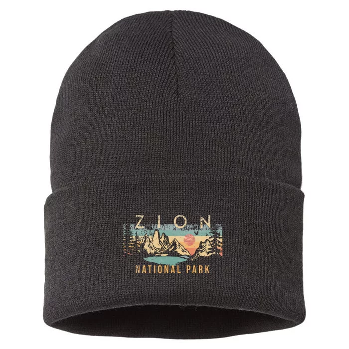 Zion National Park Sustainable Knit Beanie