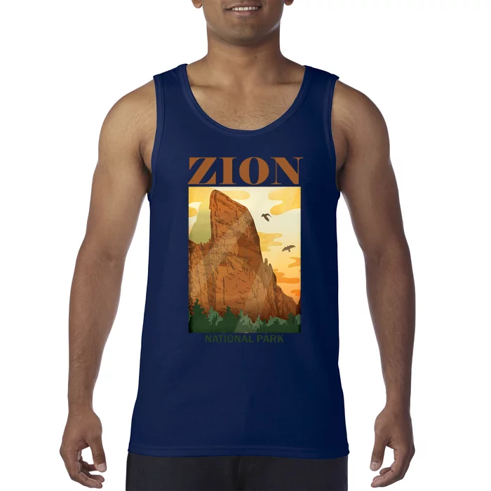 Zion National Park Vintage Tank Top