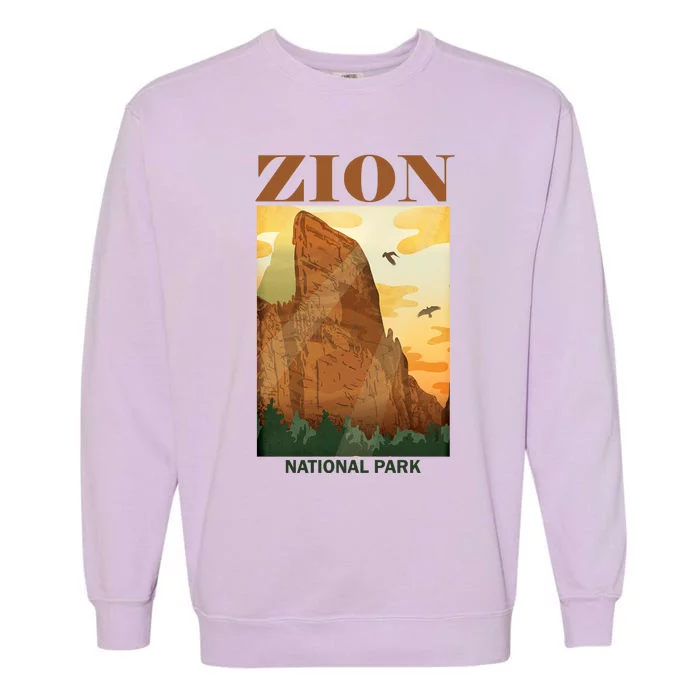 Zion National Park Vintage Garment-Dyed Sweatshirt