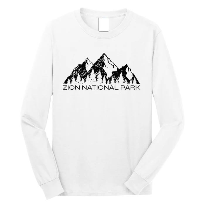 Zion National Park Cool Zion Utah Souvenir Long Sleeve Shirt