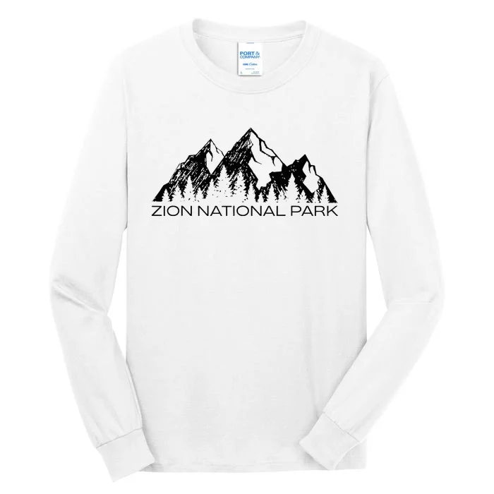 Zion National Park Cool Zion Utah Souvenir Tall Long Sleeve T-Shirt