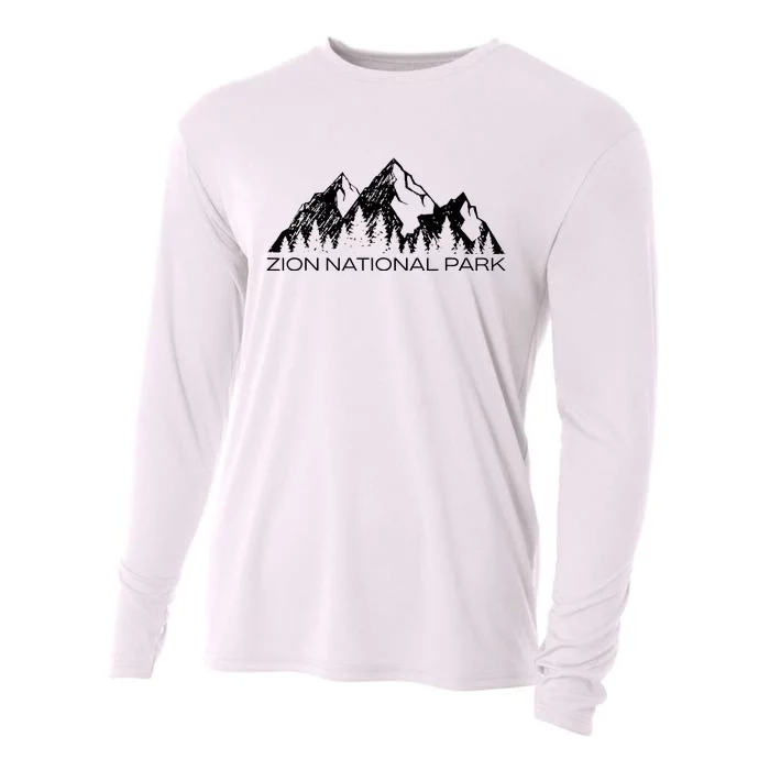 Zion National Park Cool Zion Utah Souvenir Cooling Performance Long Sleeve Crew