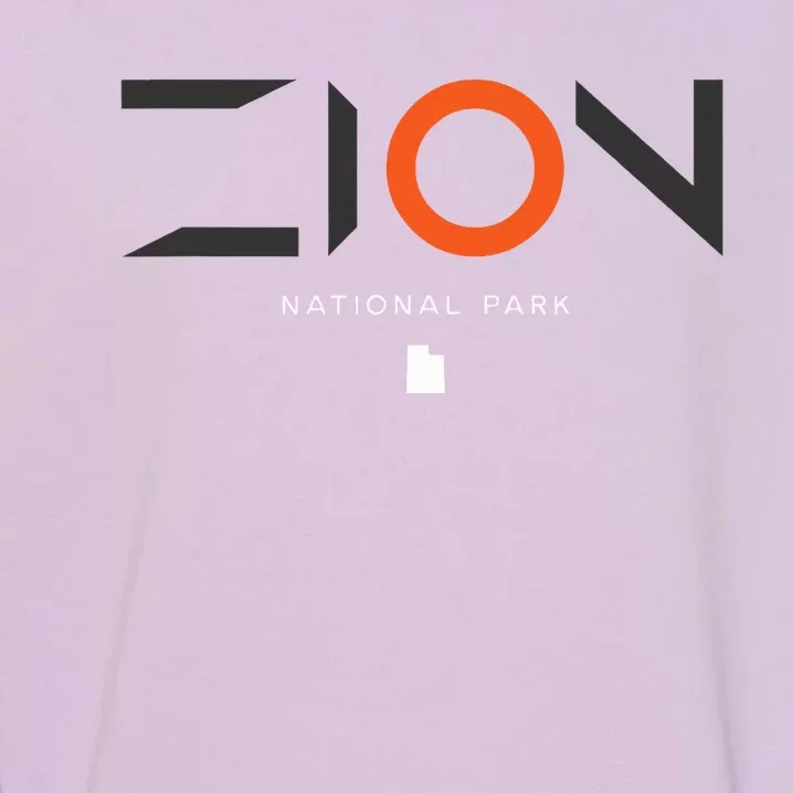 Zion National Park Utah Tonal Retro Garment-Dyed Sweatshirt