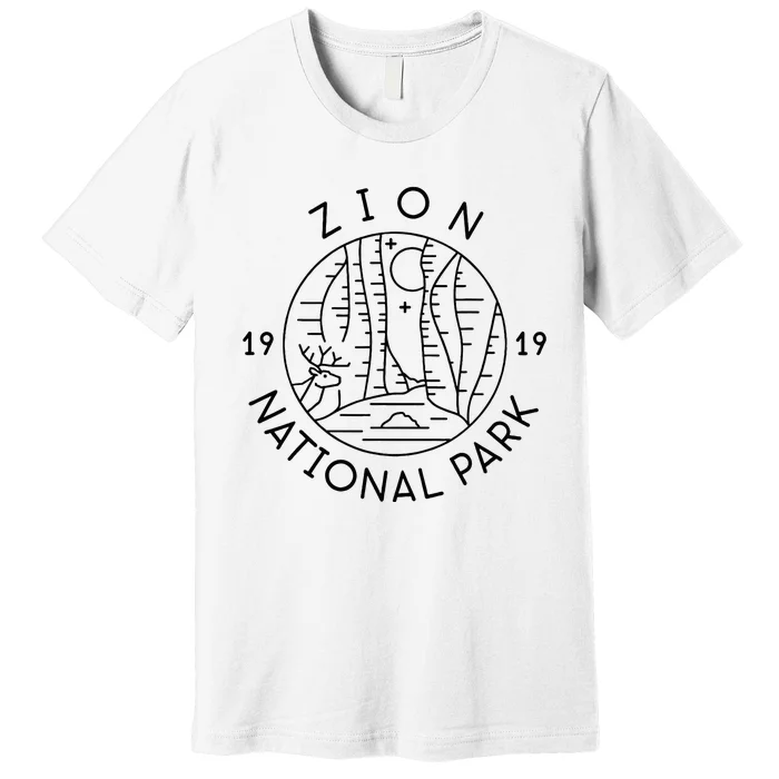 Zion National Park 1919 Utah Premium T-Shirt