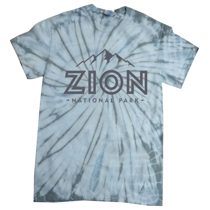 Zion National Park Utah Mountain Tie-Dye T-Shirt