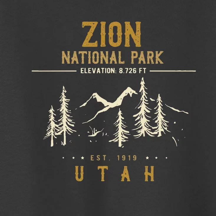 Zion National Park  Us Nationalpark In Utah Toddler T-Shirt