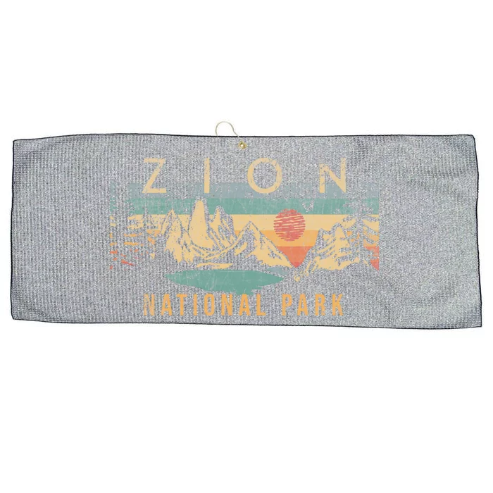 Zion National Park Large Microfiber Waffle Golf Towel