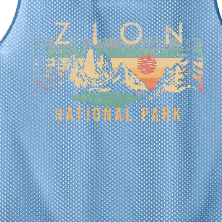 Zion National Park Mesh Reversible Basketball Jersey Tank