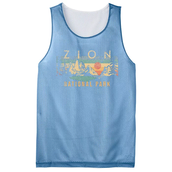 Zion National Park Mesh Reversible Basketball Jersey Tank