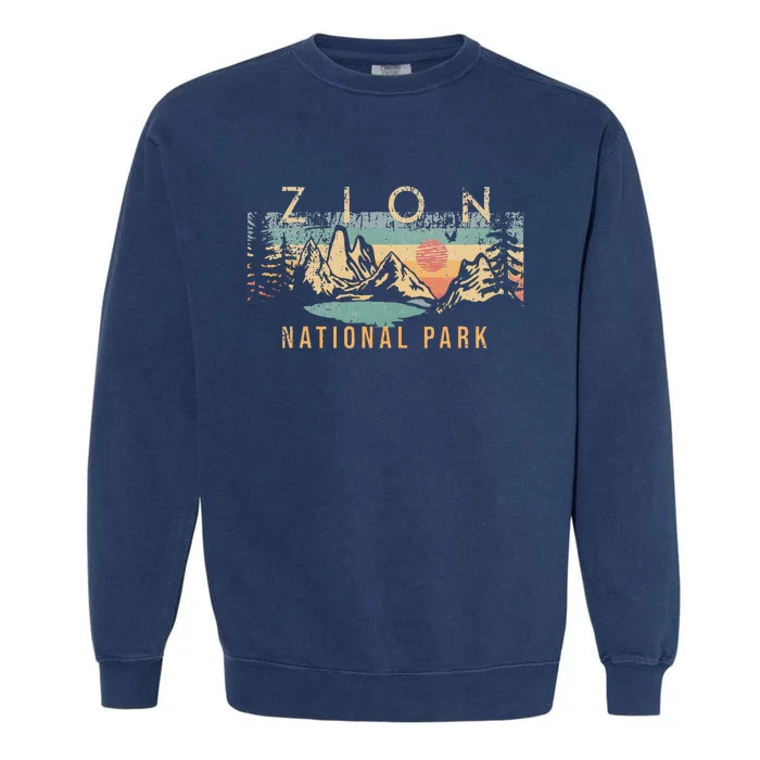 Zion National Park Garment-Dyed Sweatshirt