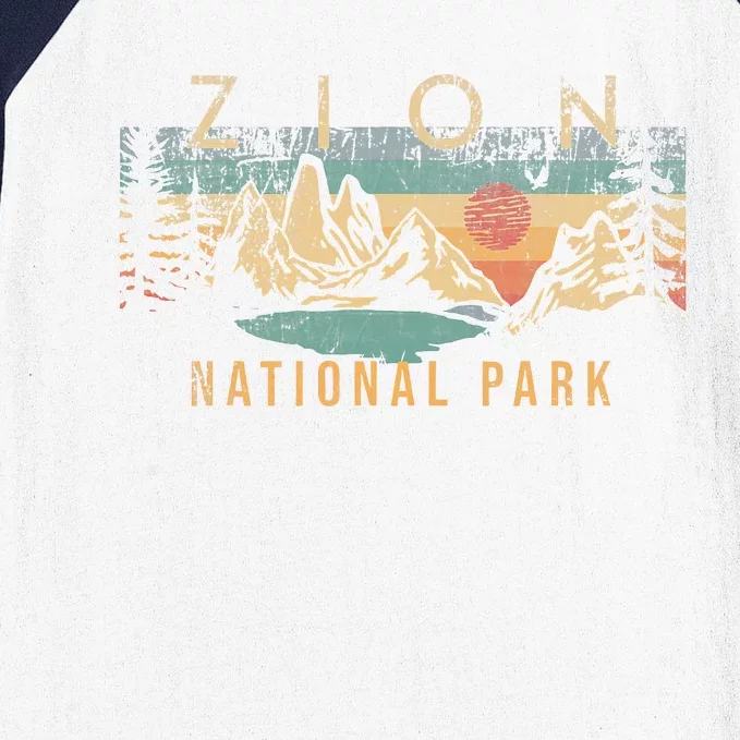 Zion National Park Baseball Sleeve Shirt