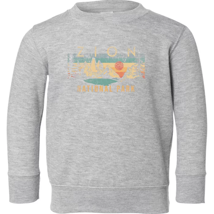 Zion National Park Toddler Sweatshirt