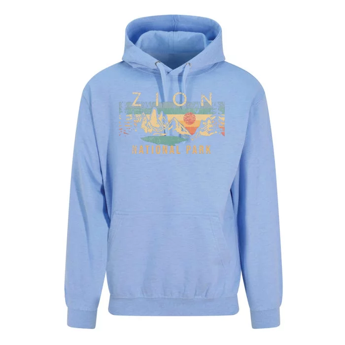 Zion National Park Unisex Surf Hoodie