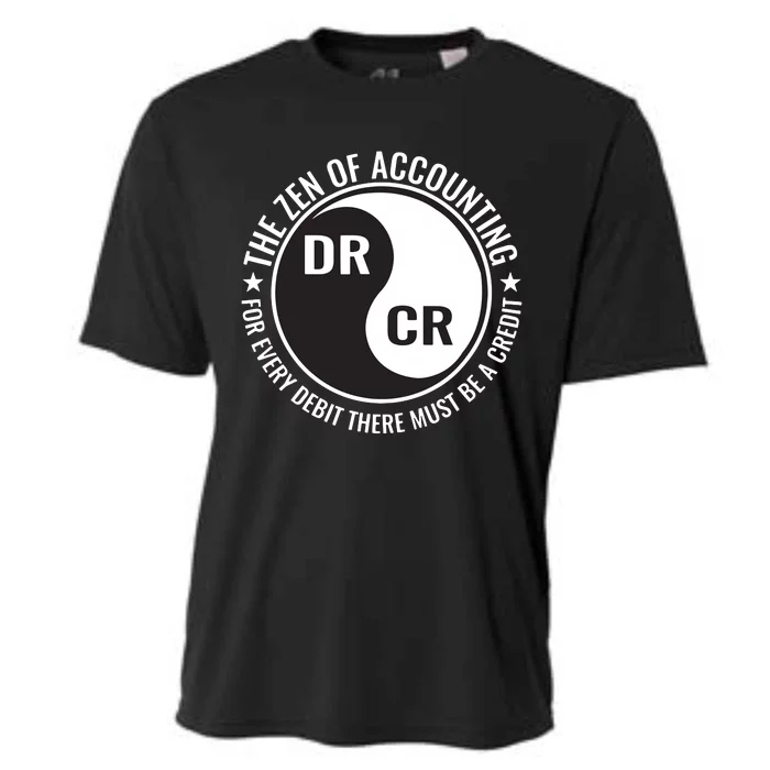 Zen Of Accounting Major Degree Accountant Gift CPA Cooling Performance Crew T-Shirt