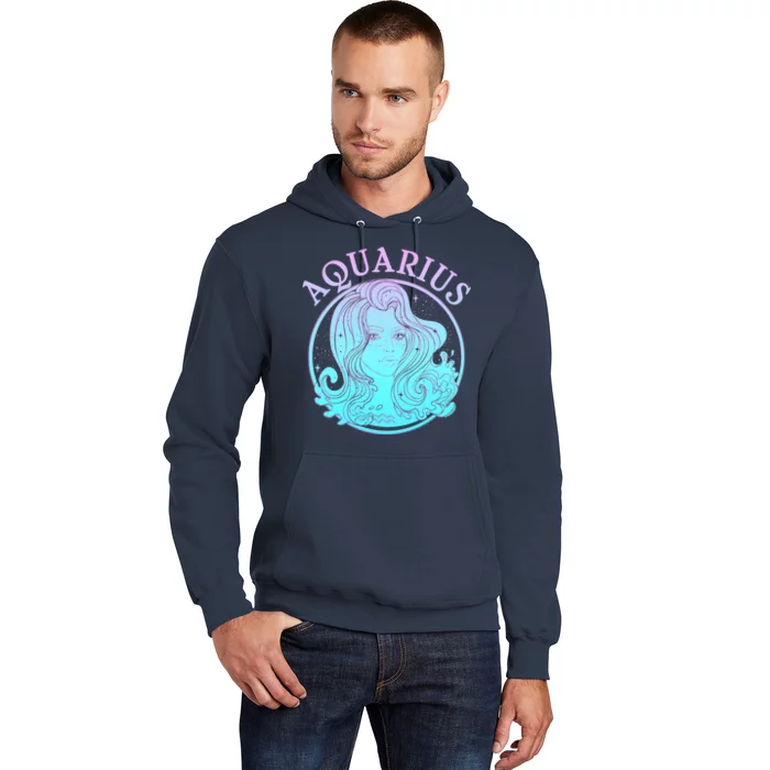 Zodiac Aquarius Lady Hoodie