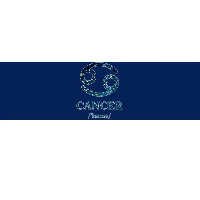 Zodiac Birthday Cancer Vintage Bumper Sticker