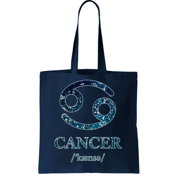 Zodiac Birthday Cancer Vintage Tote Bag