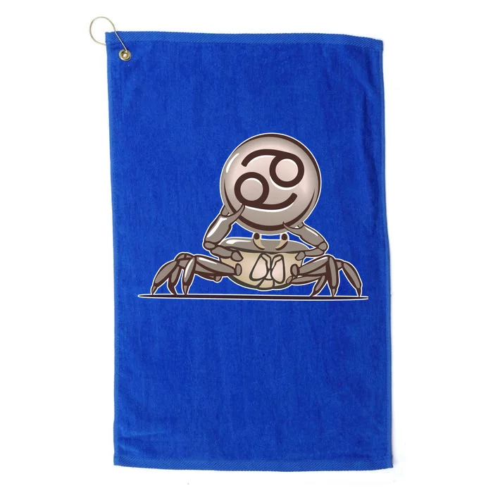 Zodiac Cancer Icon Gem Platinum Collection Golf Towel